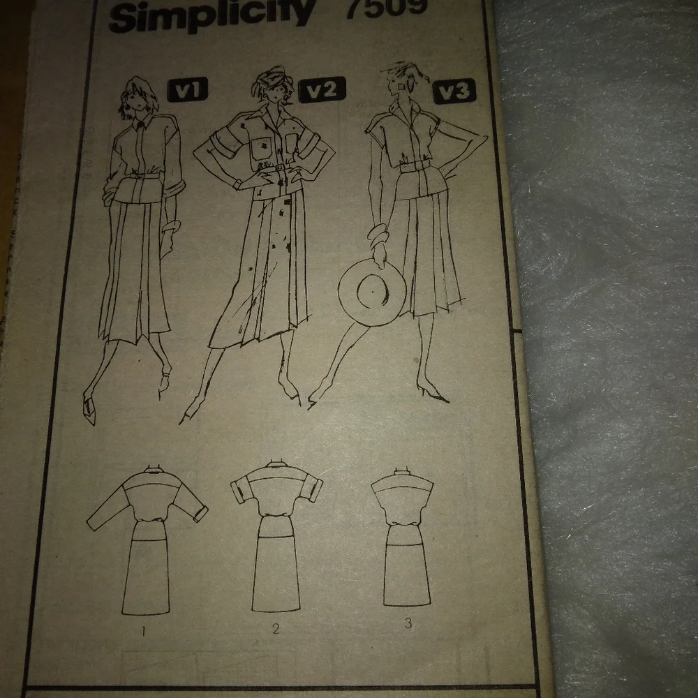 Simplicity 7509 sz